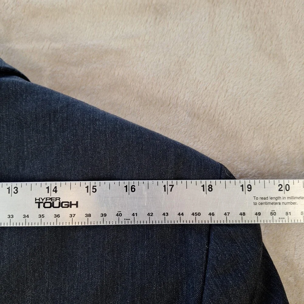 Ralph Lauren Suit Jacket Mens 42 Gray Wool Ventless 3 Button Business Formal